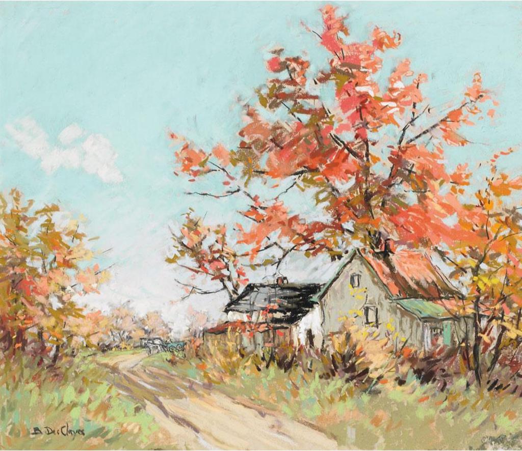 Berthe Des Clayes (1877-1968) - The Red Maple