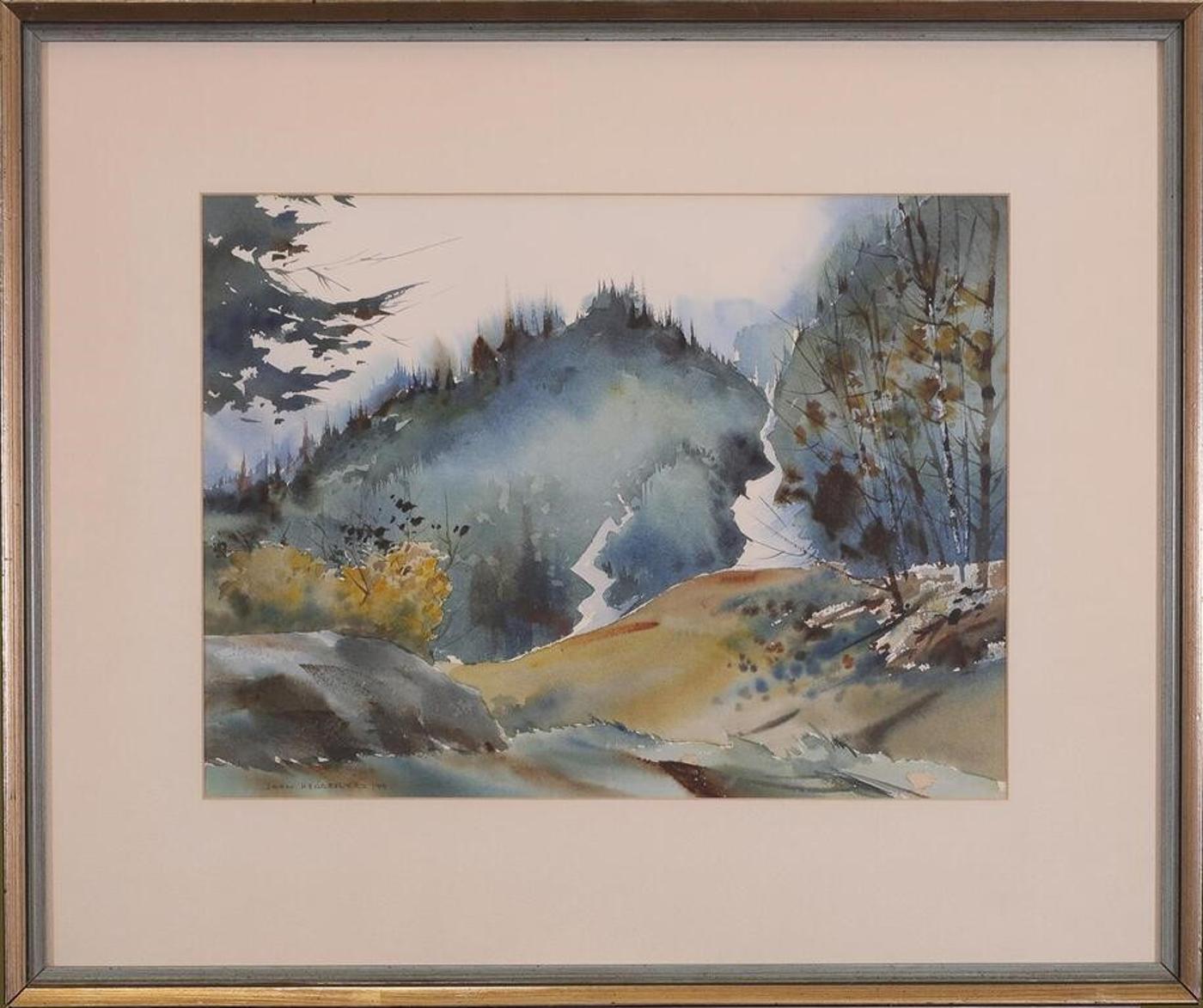 John Henry Herreilers (1924-2001) - Untitled, Autumn Landscape; 1974