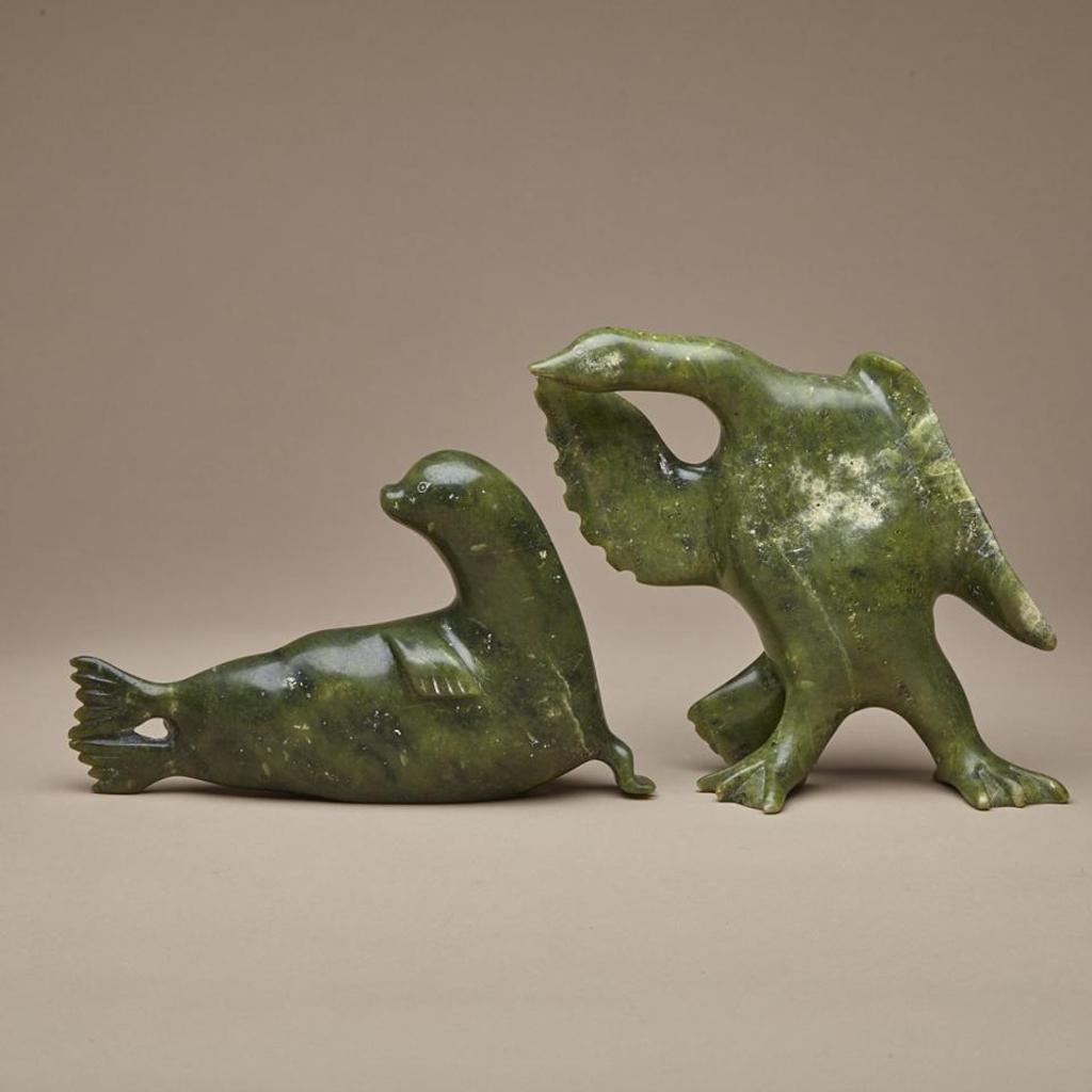 Kiatshuk Niviaqsi (1941) - Dancing Bird, Basking Seal