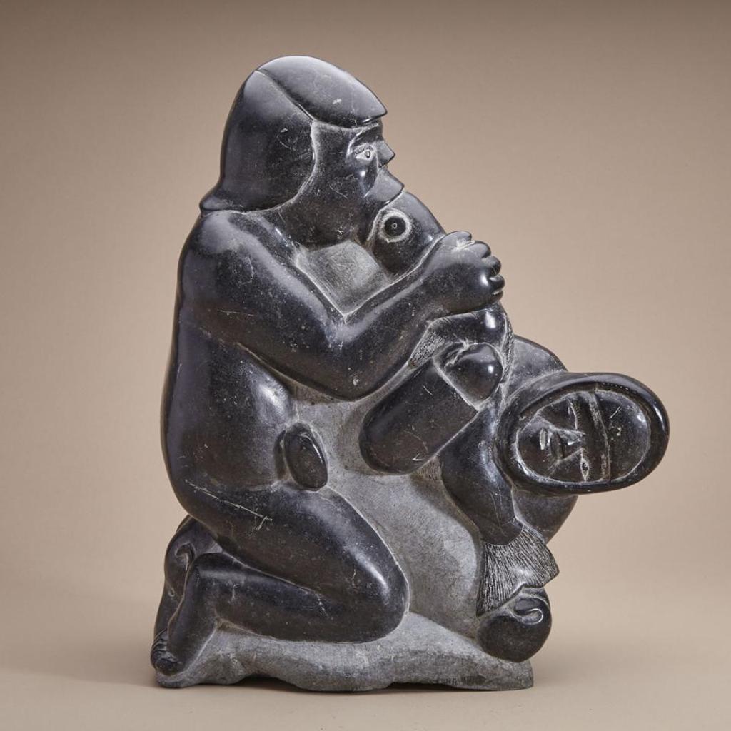 Adamie Aupalurta Putugu (1934) - The Giant And The Man Fighting Over A Fish