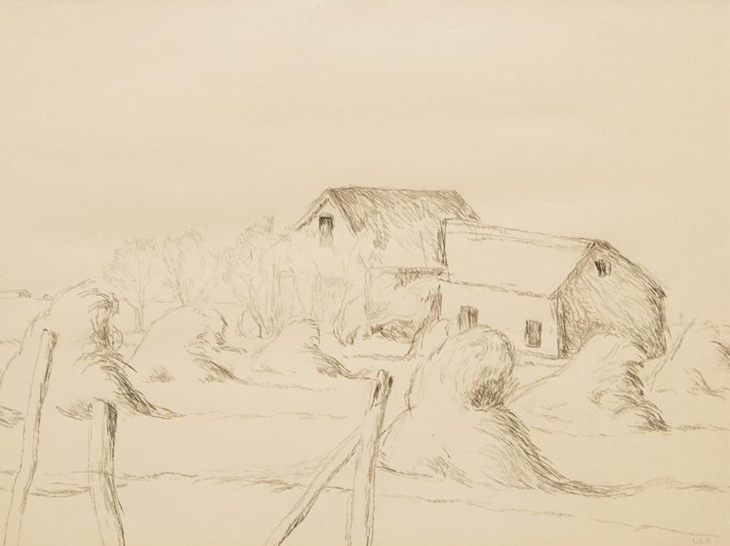 Lionel Lemoine FitzGerald (1890-1956) - Haystacks