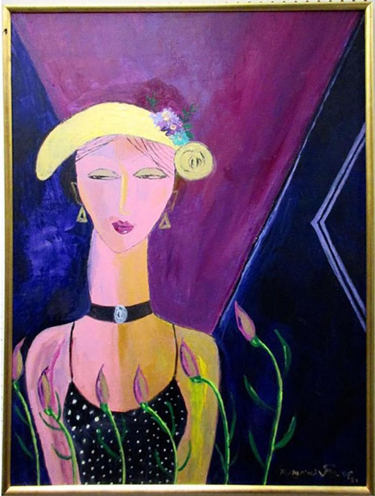 Katherine Moses (1956-2011) - Untitled (Woman In A Yellow Hat)