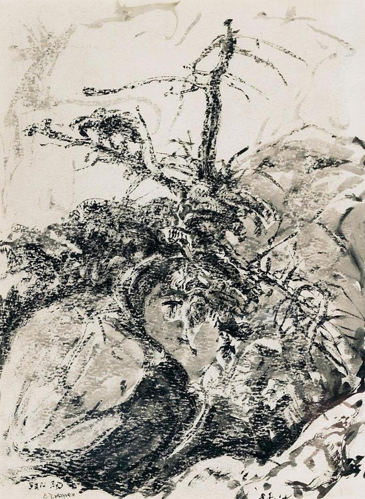 Arthur Lismer (1885-1969) - Pine And Rocks