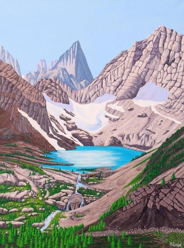 Barbara Engel - Cobalt Lake, Bugaboo Park, B.C