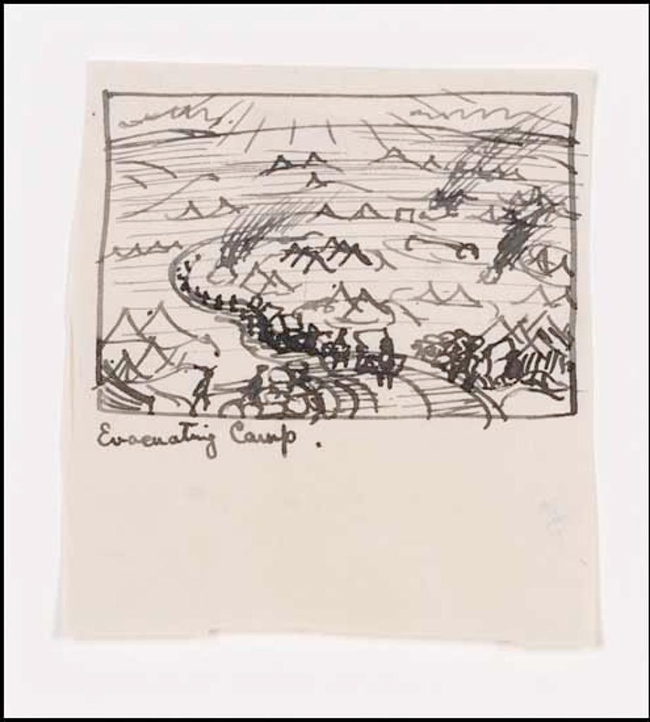 Edward John (E. J.) Hughes (1913-2007) - Evacuating Camp