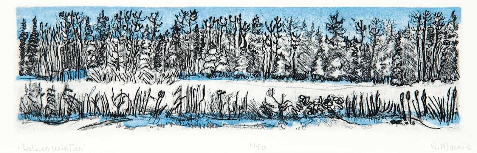 Dora Helen Mackie (1926) - Lake in Winter  #1/40