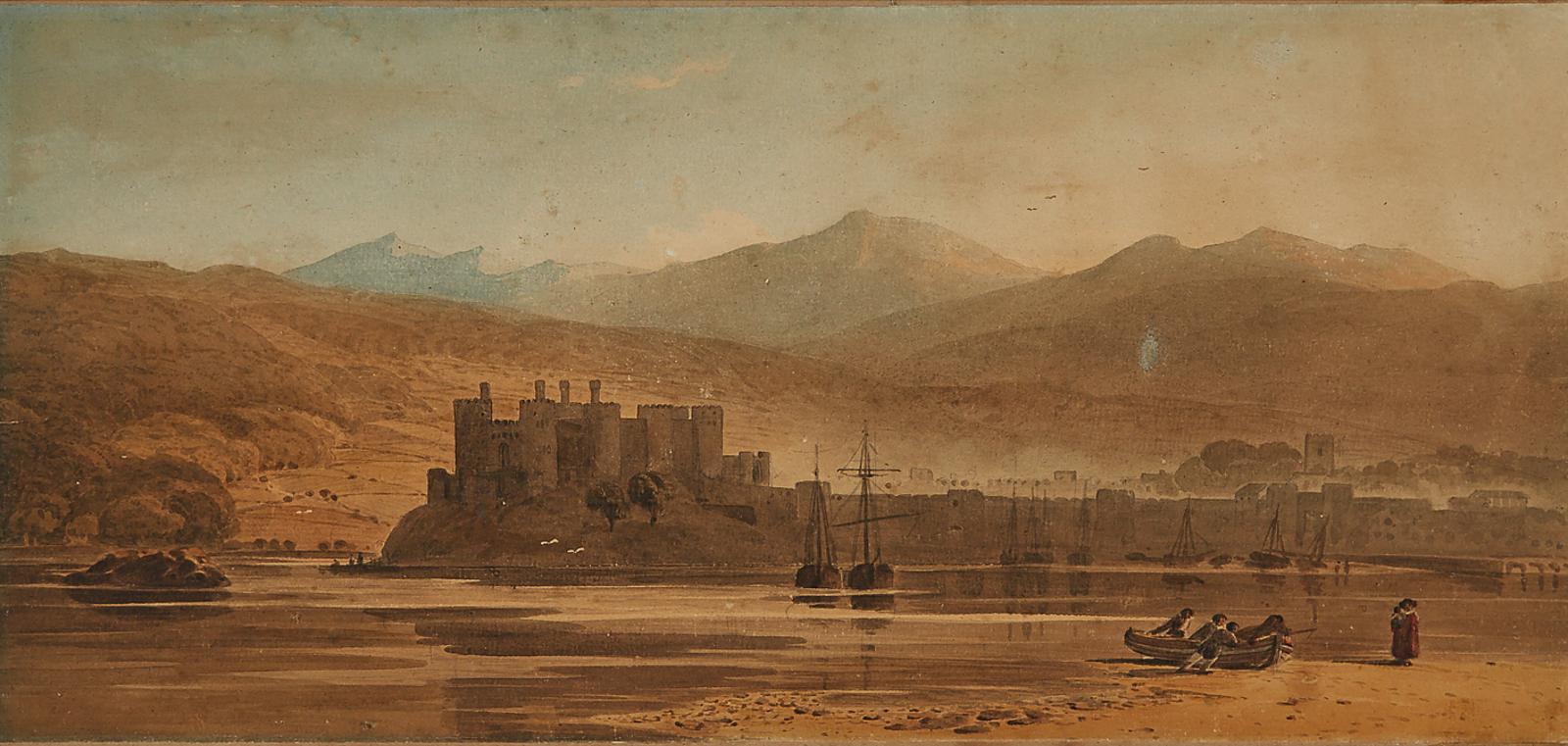 John Varley the Elder (1778-1842) - CONWAY CASTLE, 1808-1812
