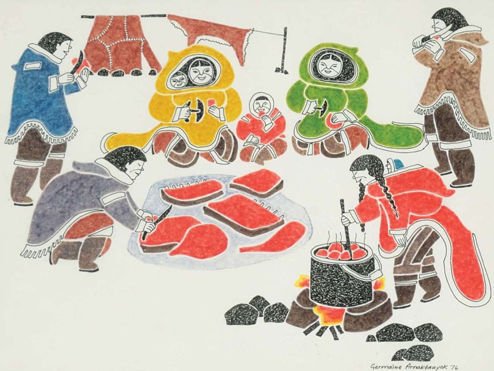 Arnaktauyok - Untitled - Preparing the Meal
