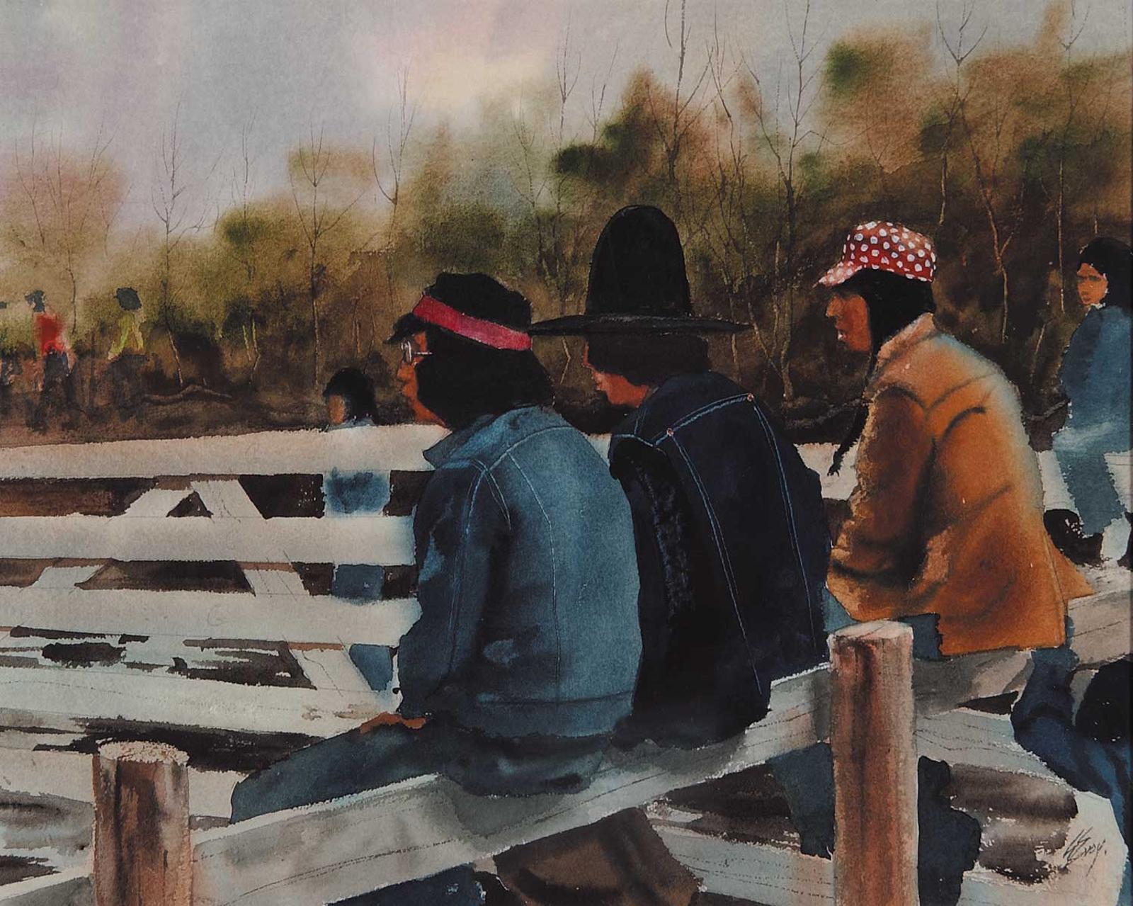 George Arthur [Art] Evoy - Hobbema Rodeo