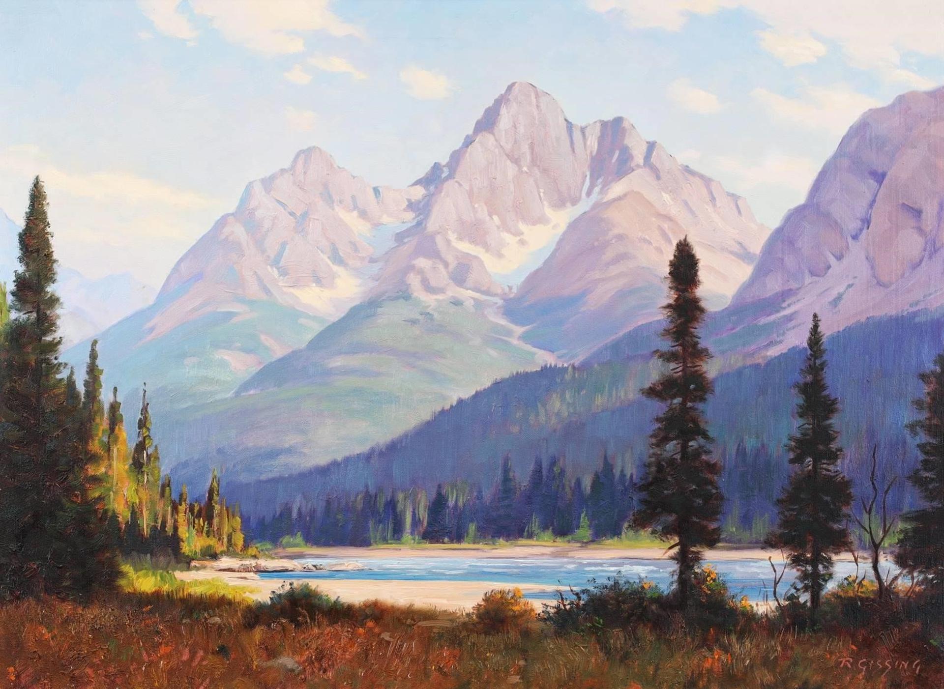 Roland Gissing (1895-1967) - Kootenay Valley & Mt Daer