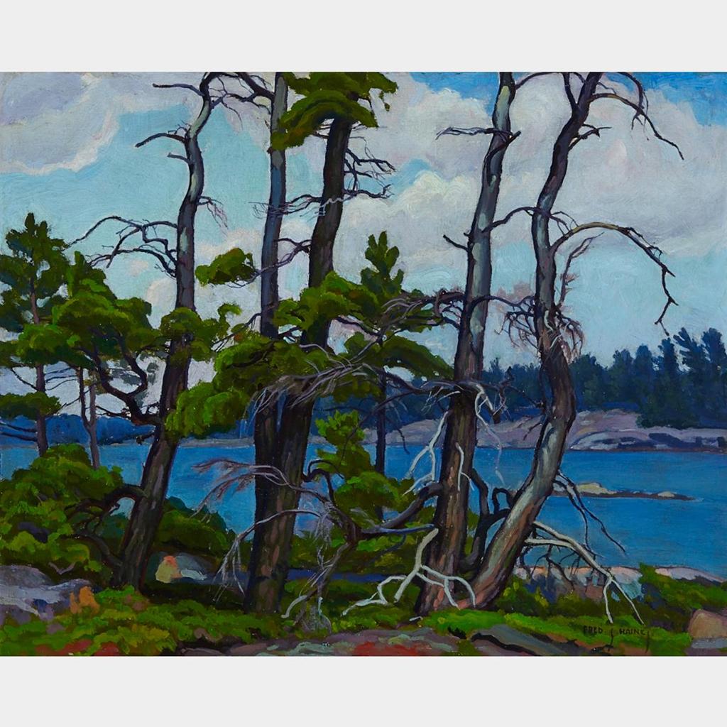 Frederick Stanley Haines (1879-1960) - Landscape With Trees & Water