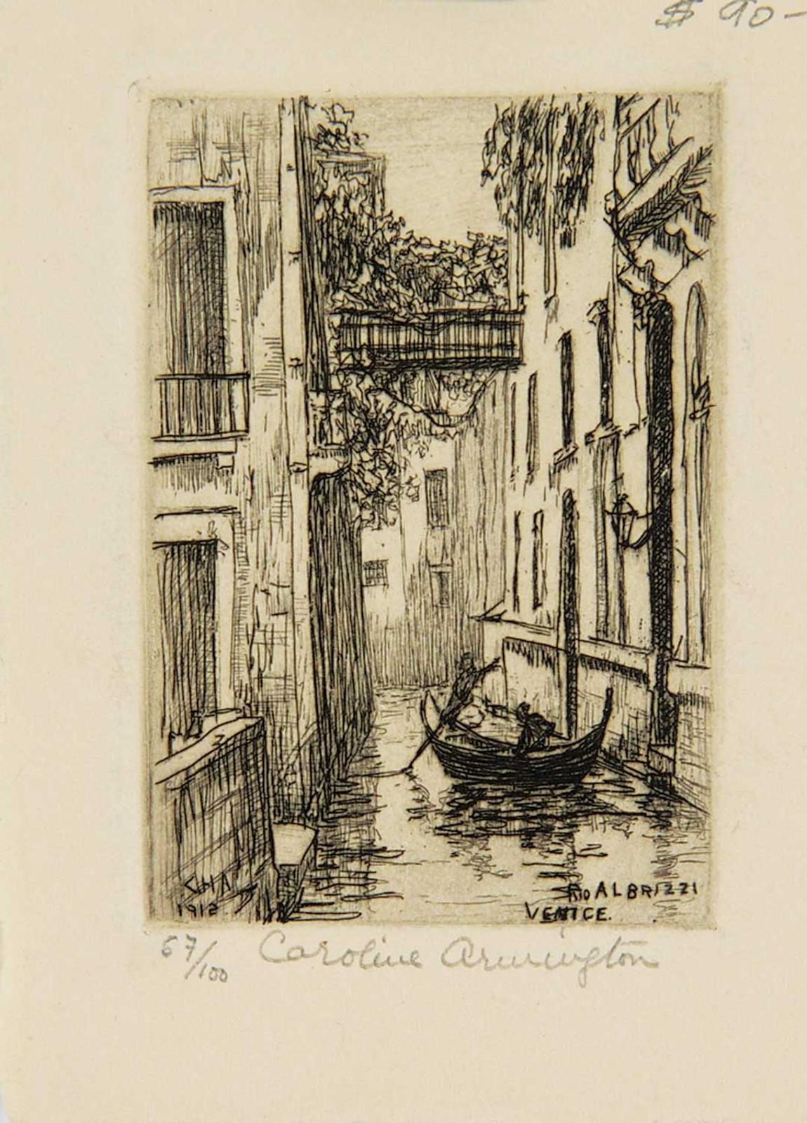 Caroline Helena Armington (1875-1939) - Rio Albrizzi Venice #67/100
