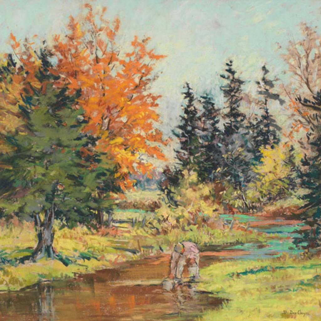 Berthe Des Clayes (1877-1968) - Figure in a Landscape