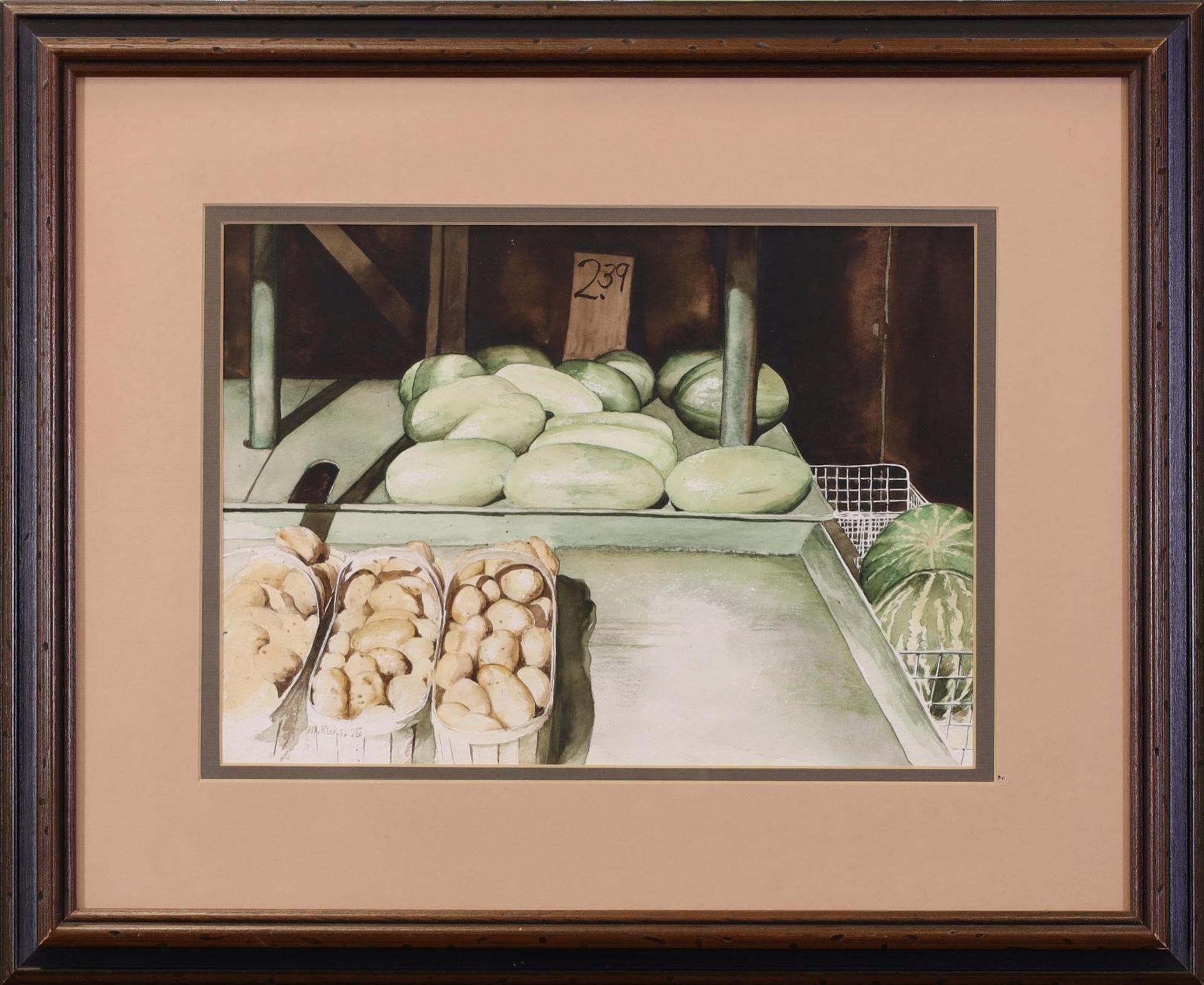 M. Ricks - Untitled, Fruit Stand; 1976