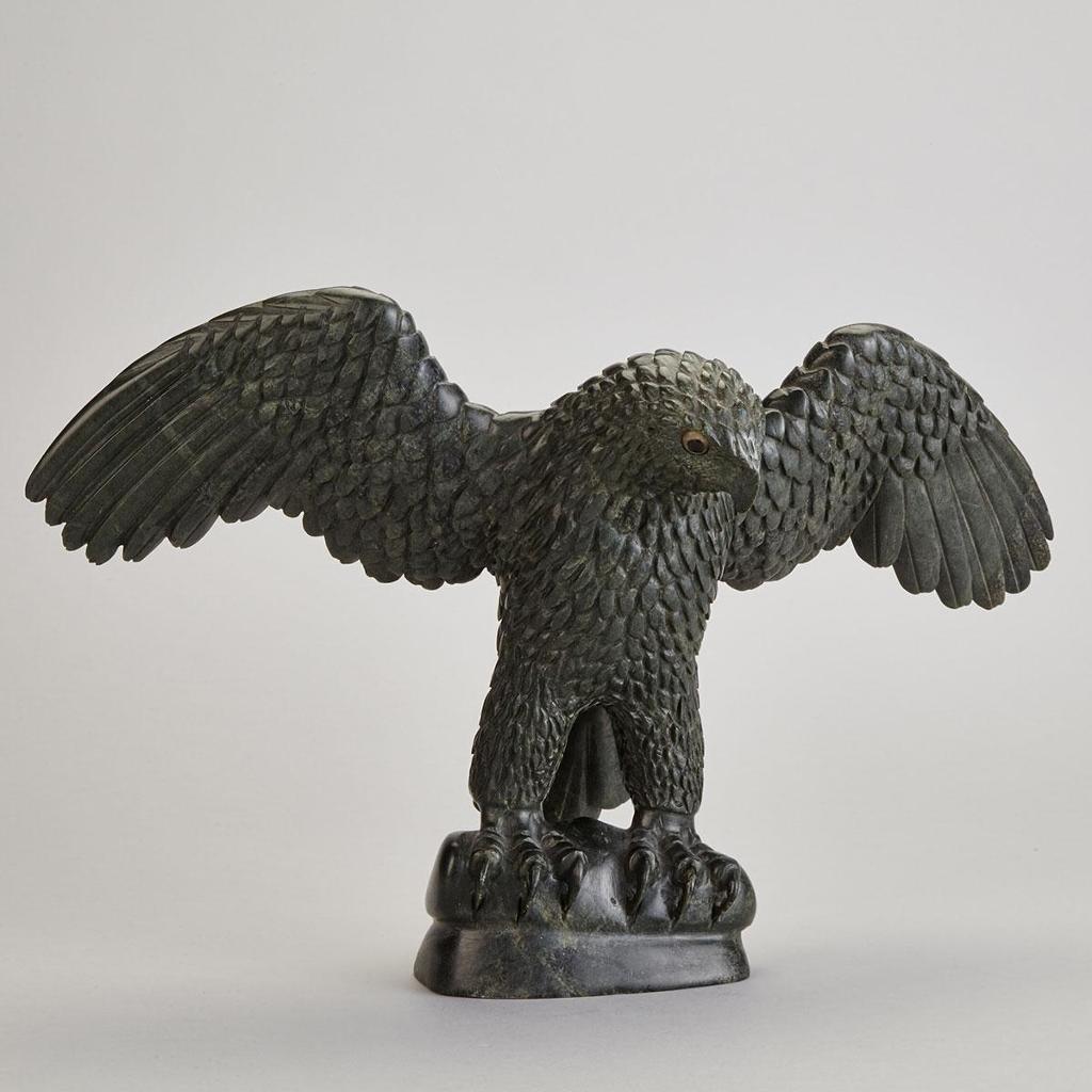 Charlie Ugyuk (1931-1998) - Falcon With Outstretched Wings