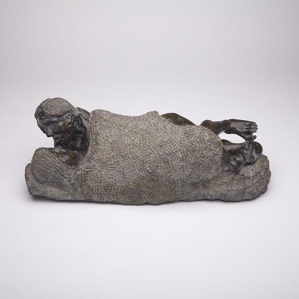 Manasie Akpaliapik (1955) - Inuit Couple Embracing