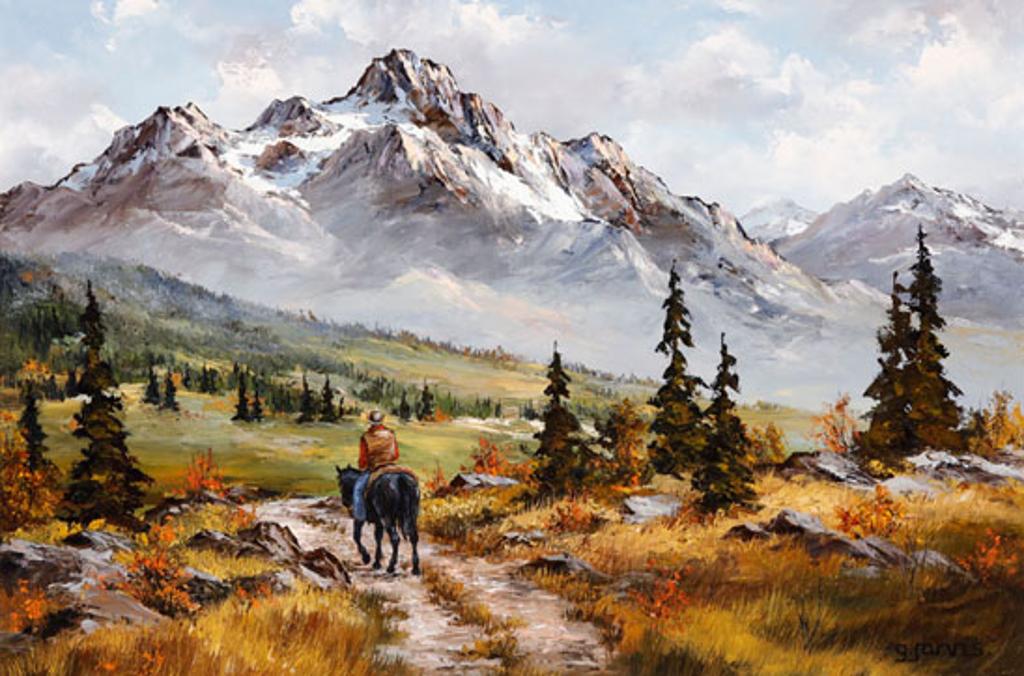 Georgia Jarvis (1944-1990) - Riding the Kananaskis (03321/502)
