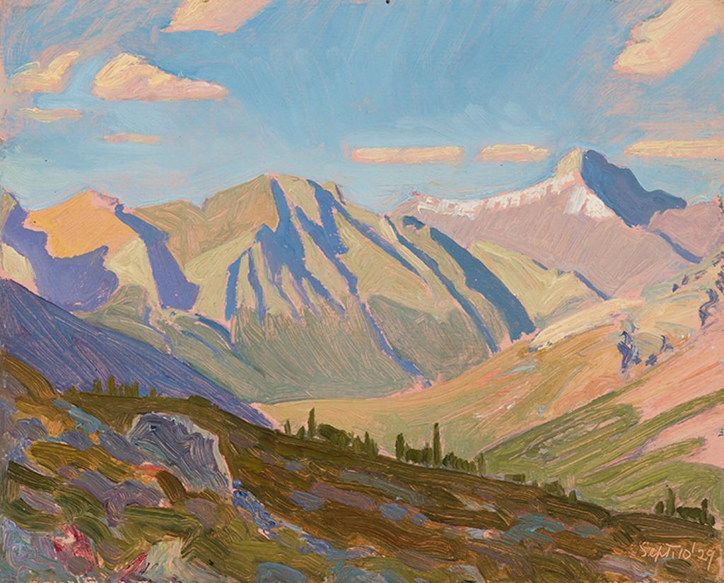 James Edward Hervey (J.E.H.) MacDonald (1873-1932) - View from Odaray Bench, Looking North