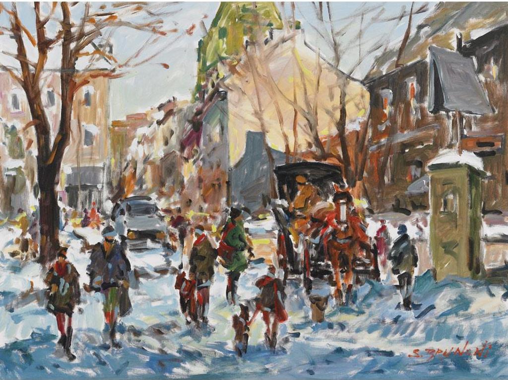 Serge Brunoni (1938-2020) - Quebec, Boulevard St. Louis