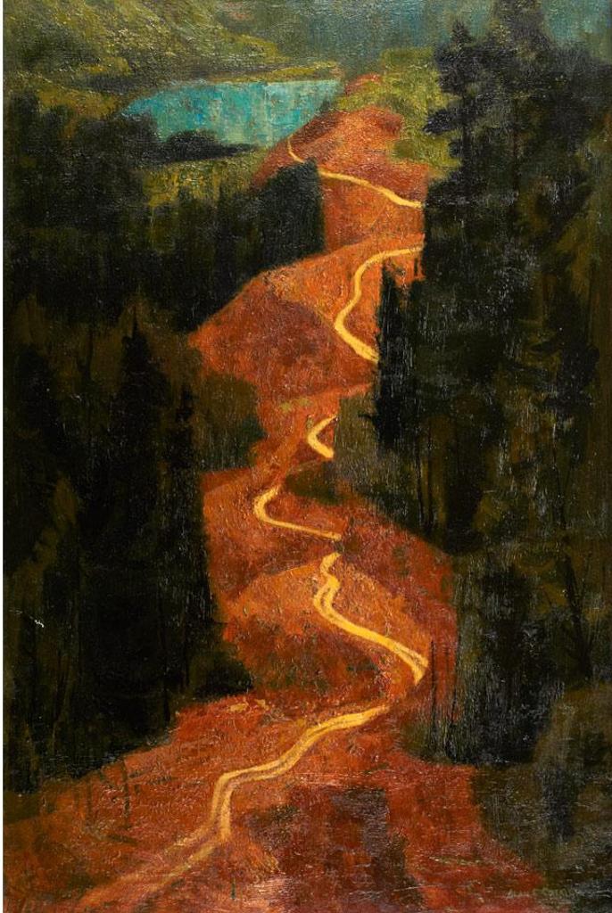 Alan Caswell Collier (1911-1990) - To The Lake Below