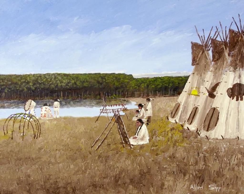 Allen Fredrick Sapp (1929-2015) - Old Indian Days