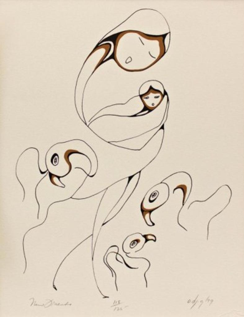 Daphne Odjig (1919-2016) - New Friends
