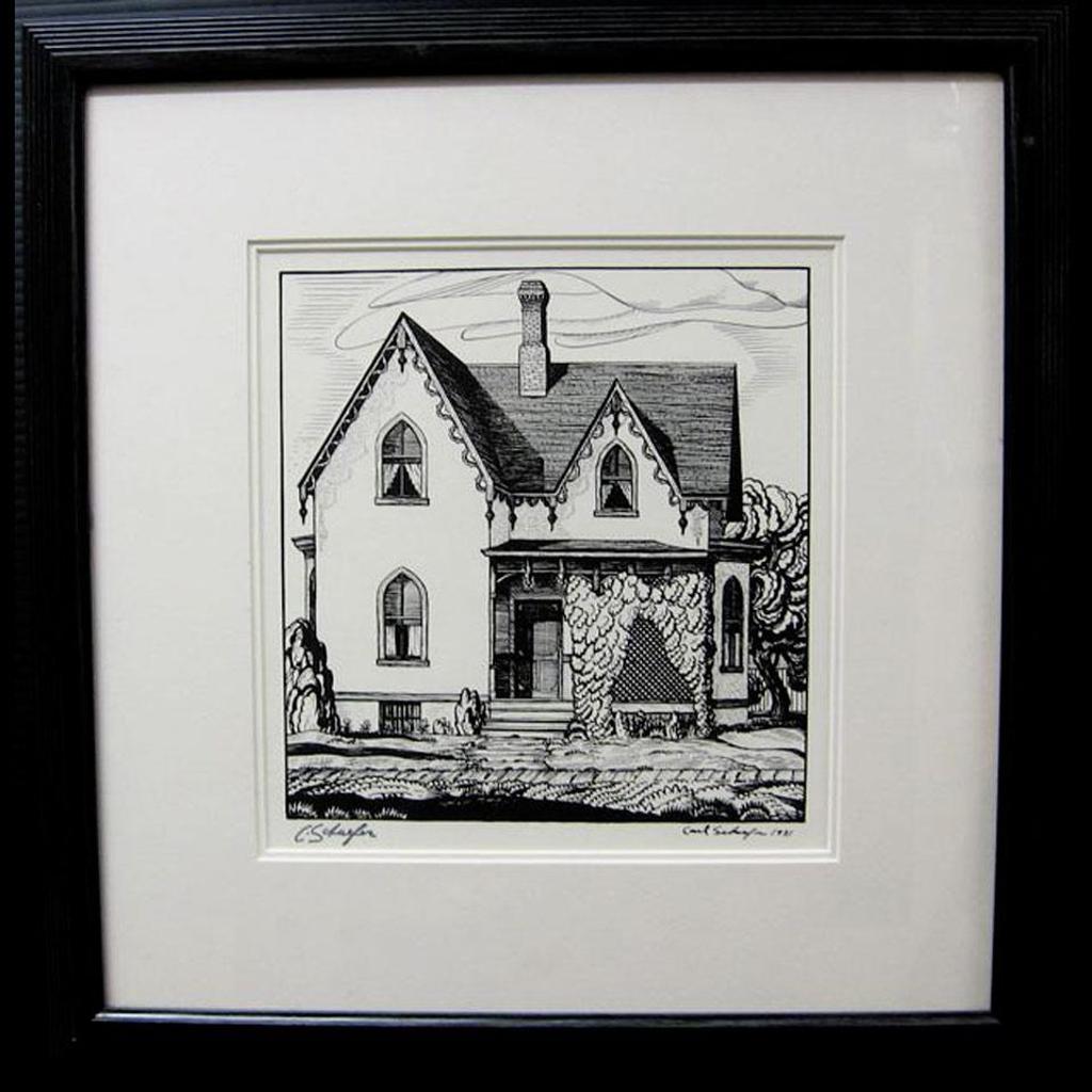 Carl Fellman Schaefer (1903-1995) - House At Barrie