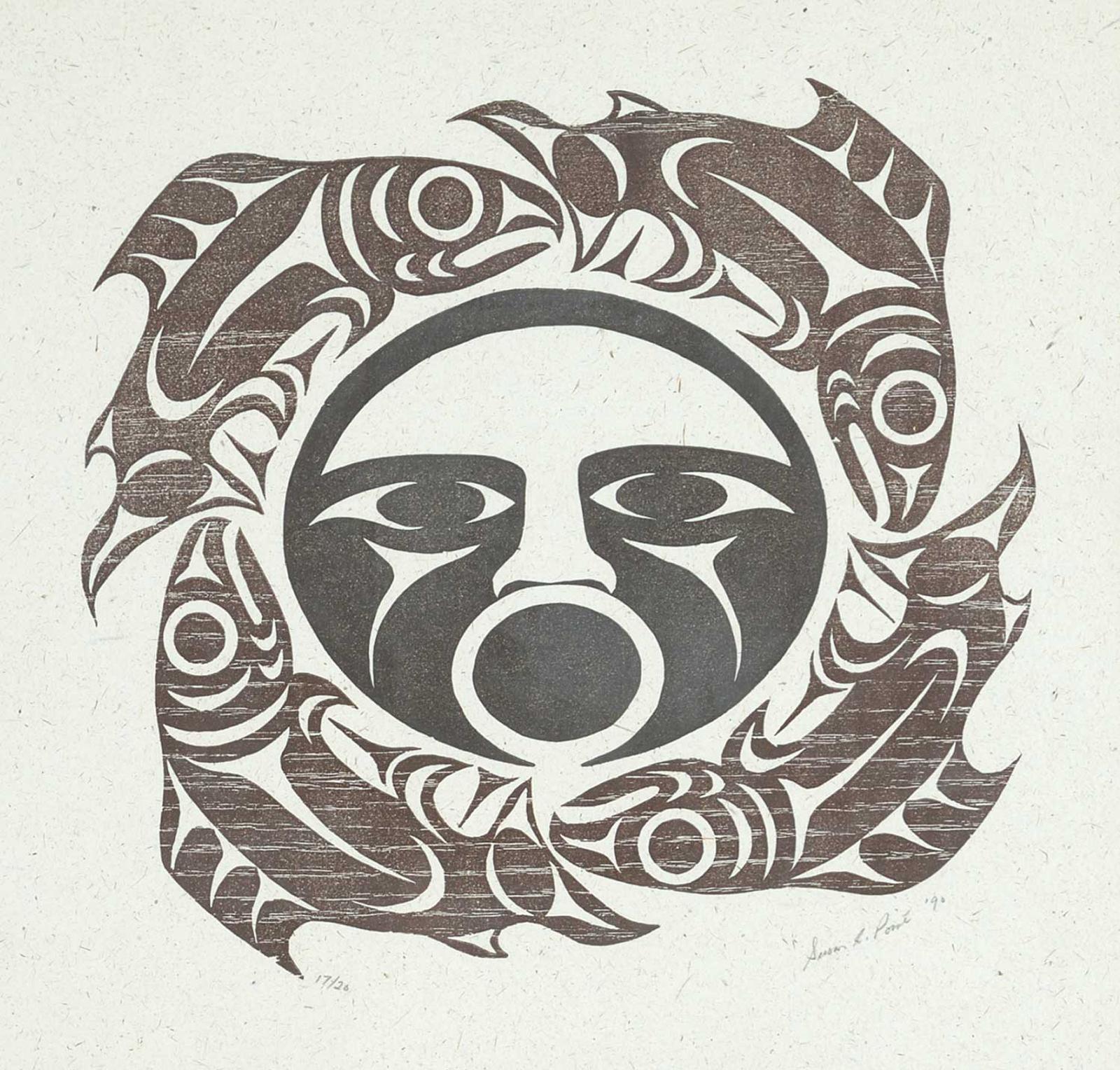 Susan A. Sparrow Point (1952) - Untitled - Fish with Figure  #17/20