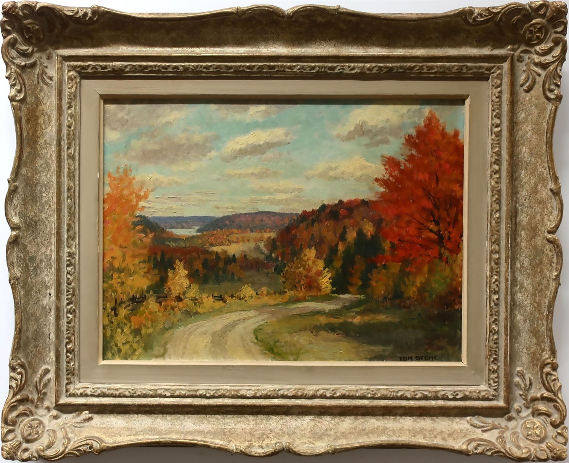 Thomas Albert Stone (1897-1978) - Commanda Lake In Distance