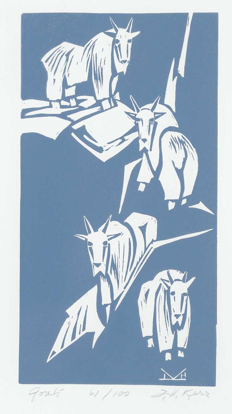 Illingworth Holey (Buck) Kerr (1905-1989) - Goats #61/100