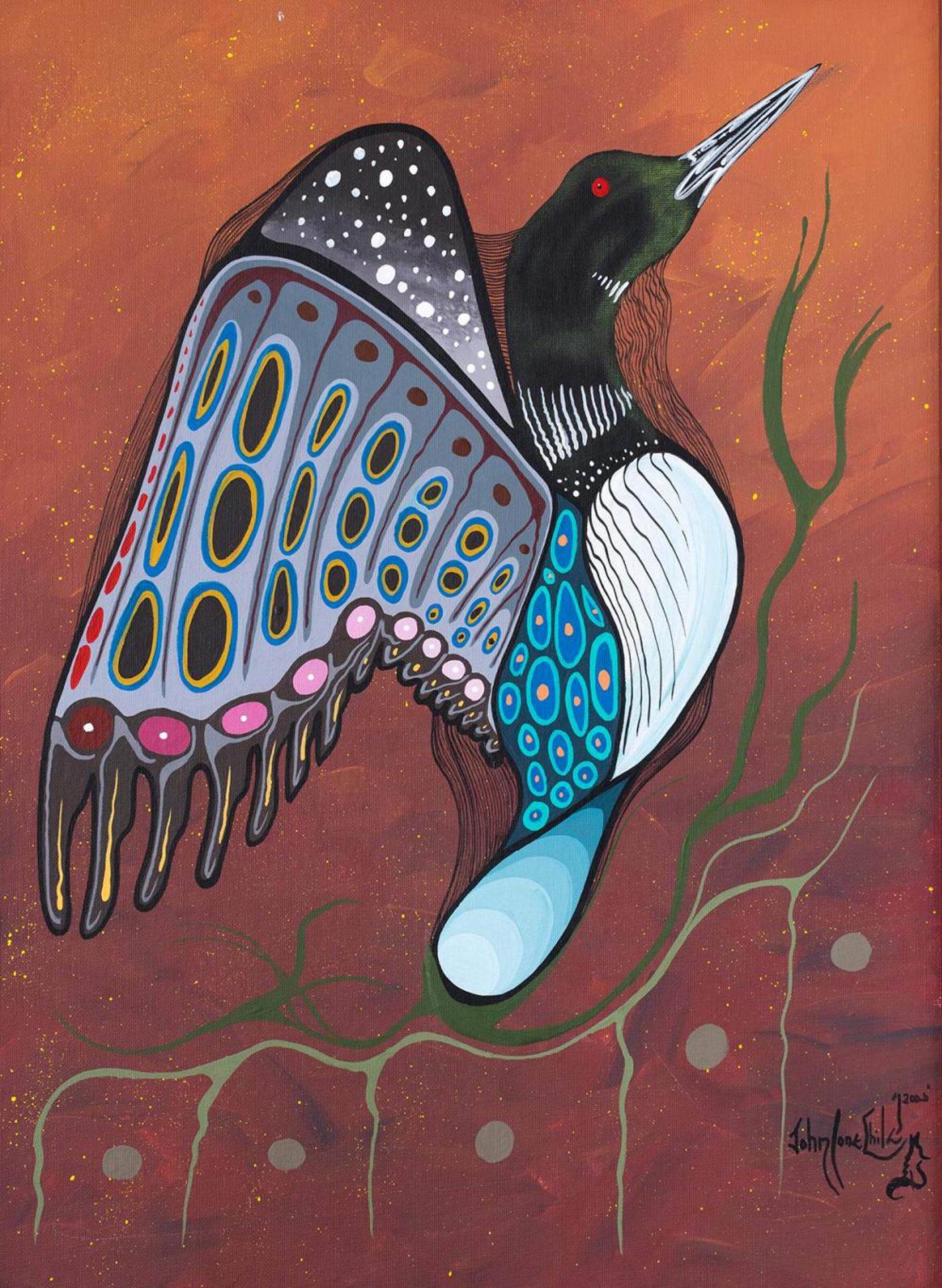 John Lonechild (1962-2020) - Untitled - Loon