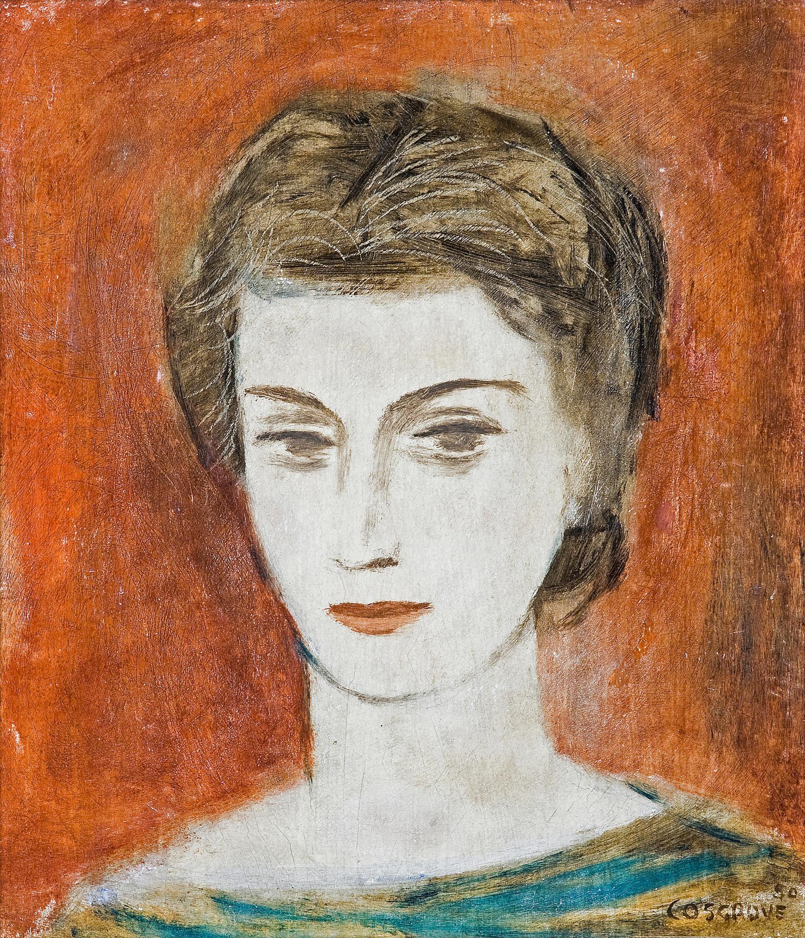 Stanley Morel Cosgrove (1911-2002) - Portrait of young woman