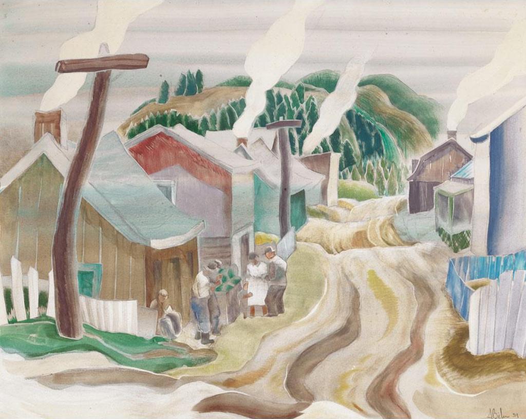 Andre Charles Bieler (1896-1989) - A L’Aube, Saint Urbain