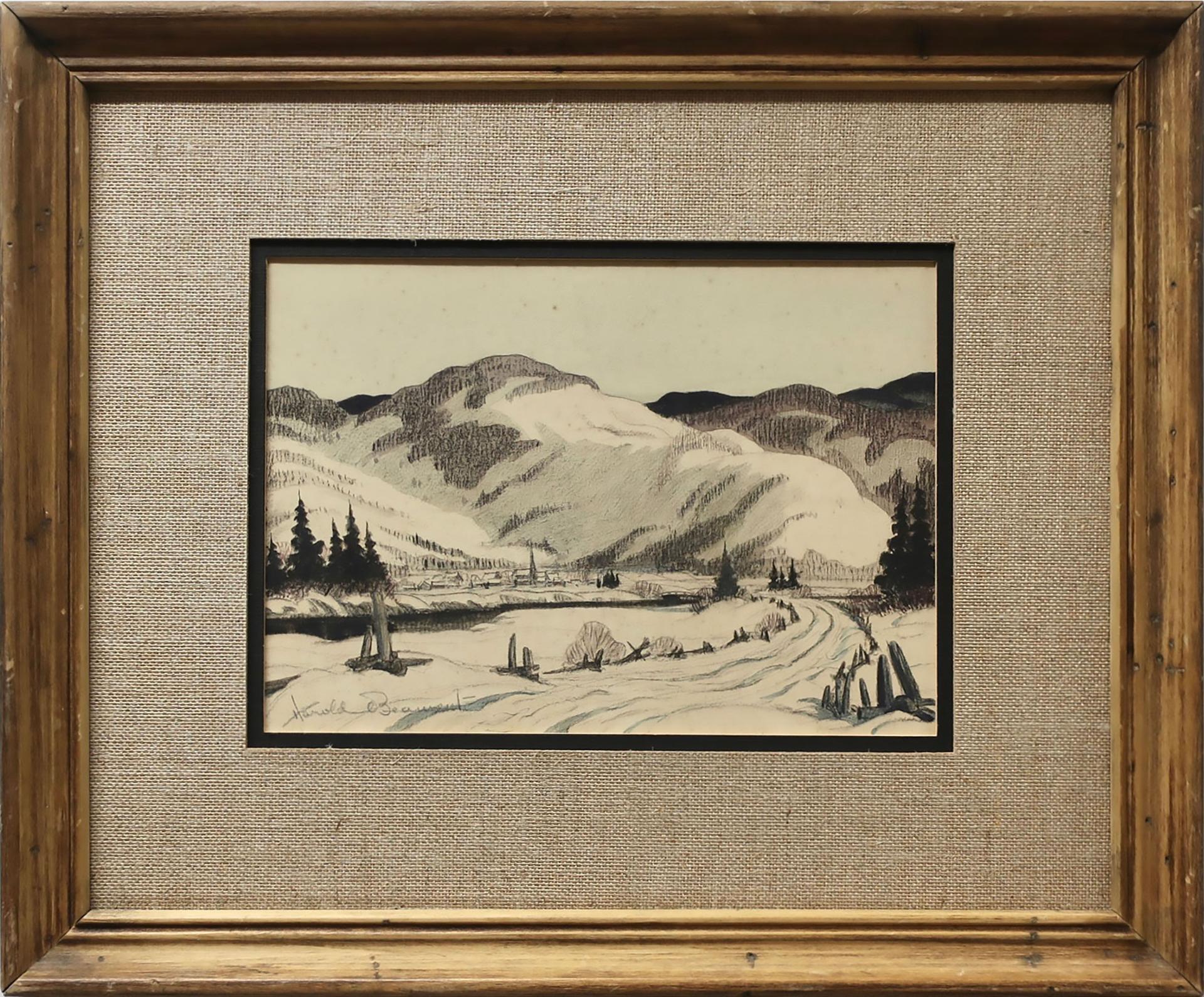 Thomas Harold (Tib) Beament (1898-1984) - Winter Road, Laurentians