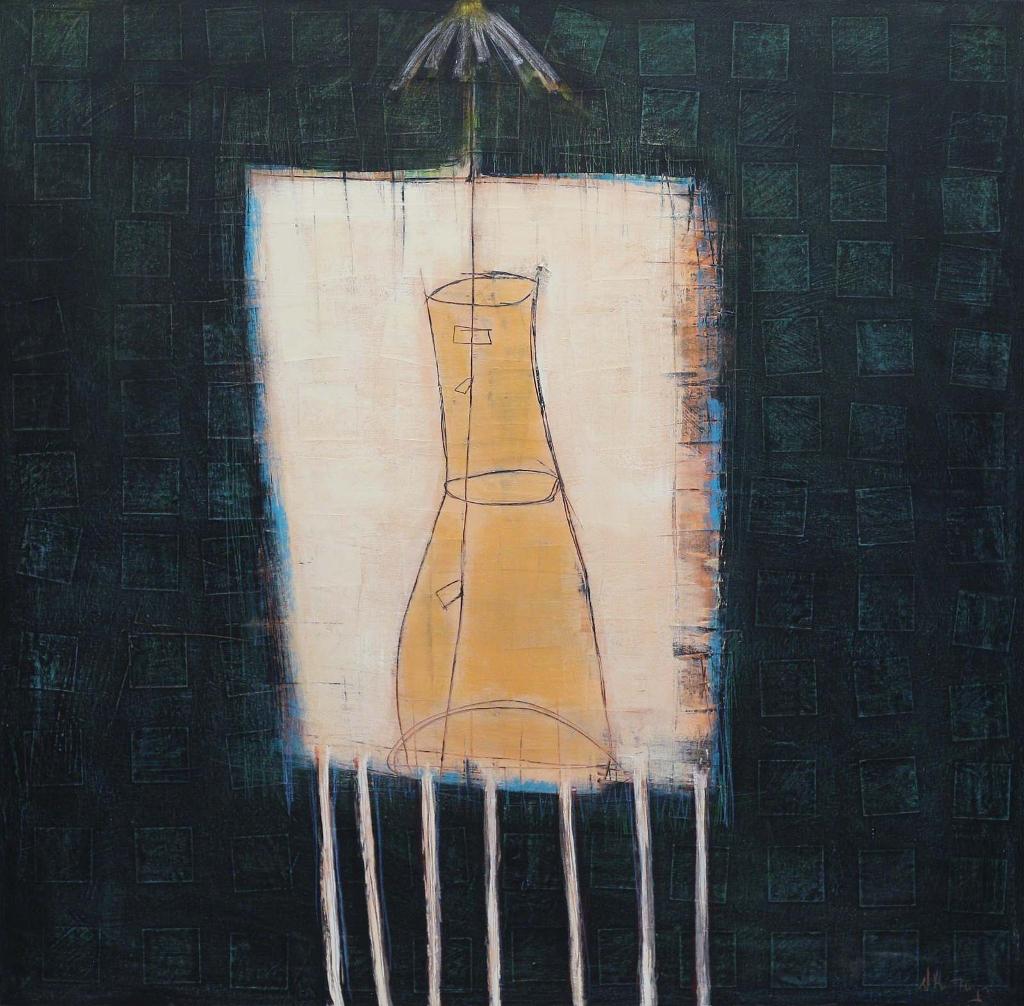 Danielle Lanteigne (1959) - Marguerites Sur Les Carreaux; 2003
