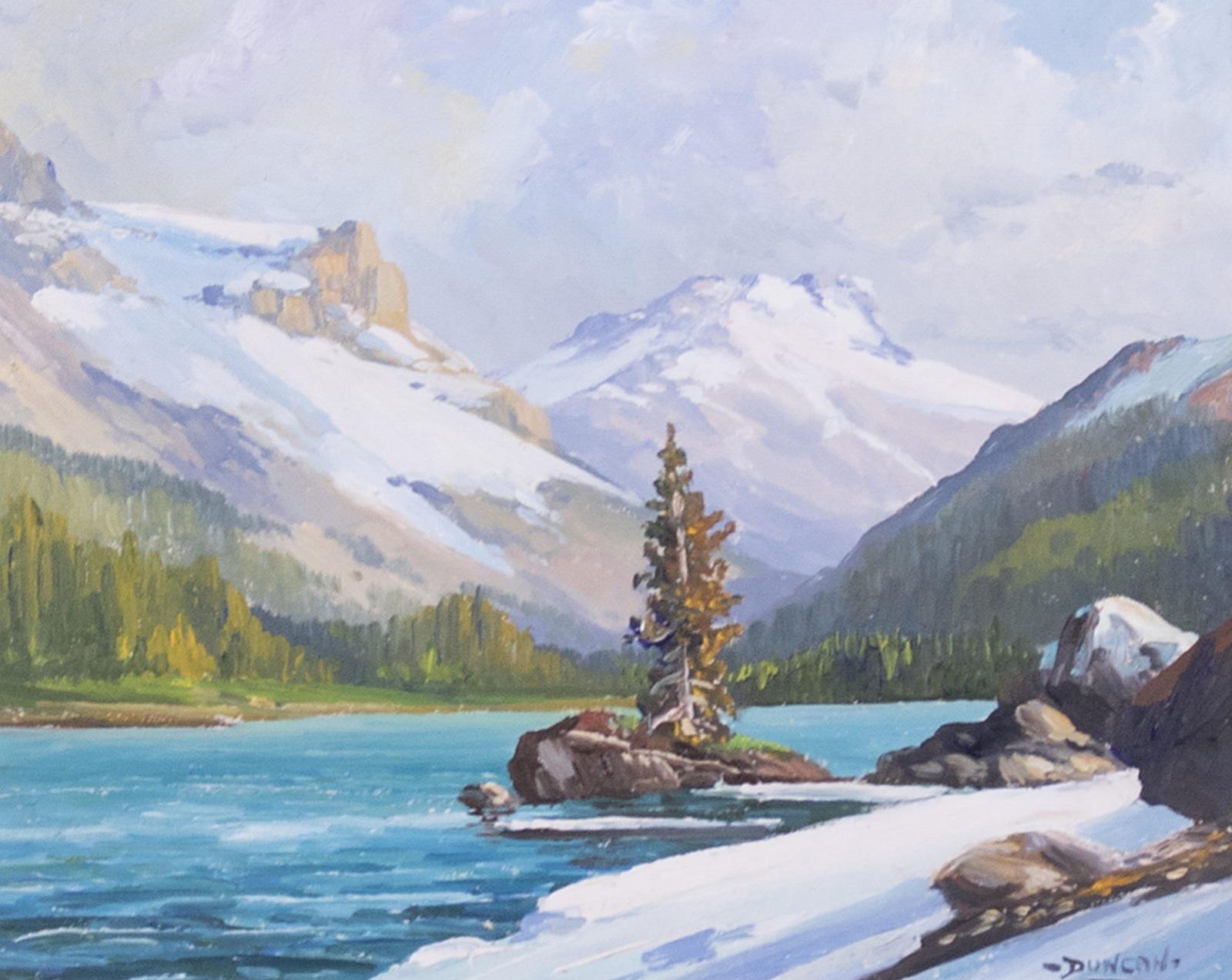 Duncan Mackinnon Crockford (1922-1991) - Rocky Mountain Landscape