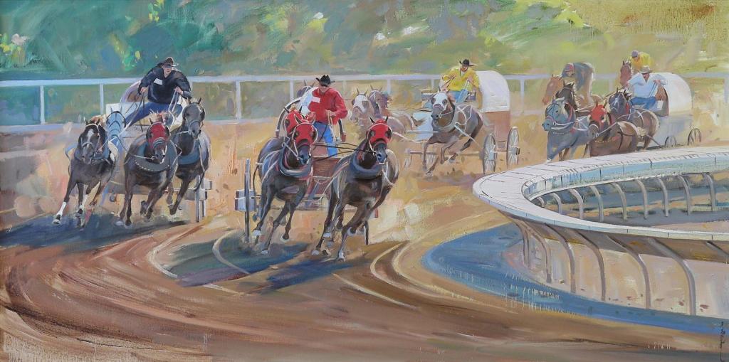 Enkhbold Dambadarjaa (1966) - Evening Race; 2008