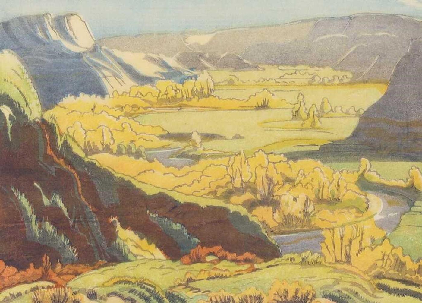 Margaret Dorothy Shelton (1915-1984) - The Wayne Valley; 1942