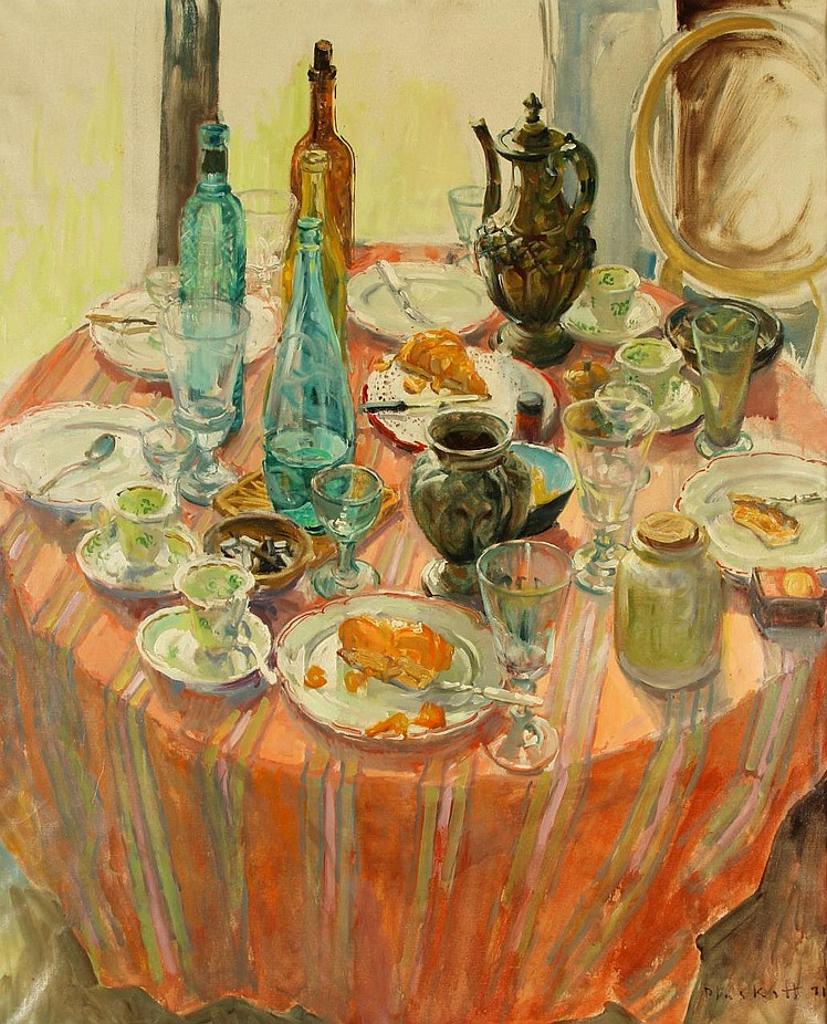 Joseph (Joe) Francis Plaskett (1918-2014) - Untitled- Still Life With Pie
