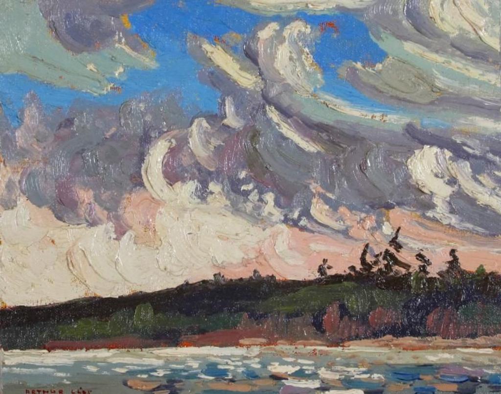 Arthur George Lloy (1929-1986) - November Sky, Frog Pond; 1979