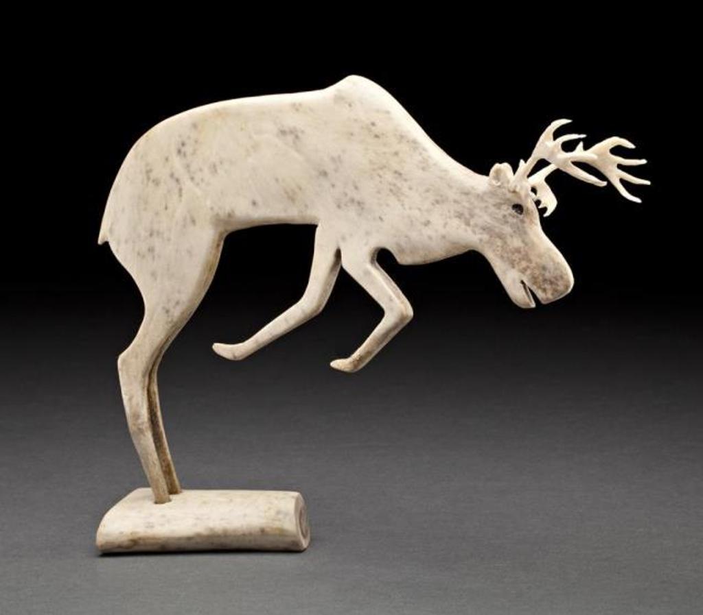Jacob Irkok (1937-2009) - Prancing Caribou