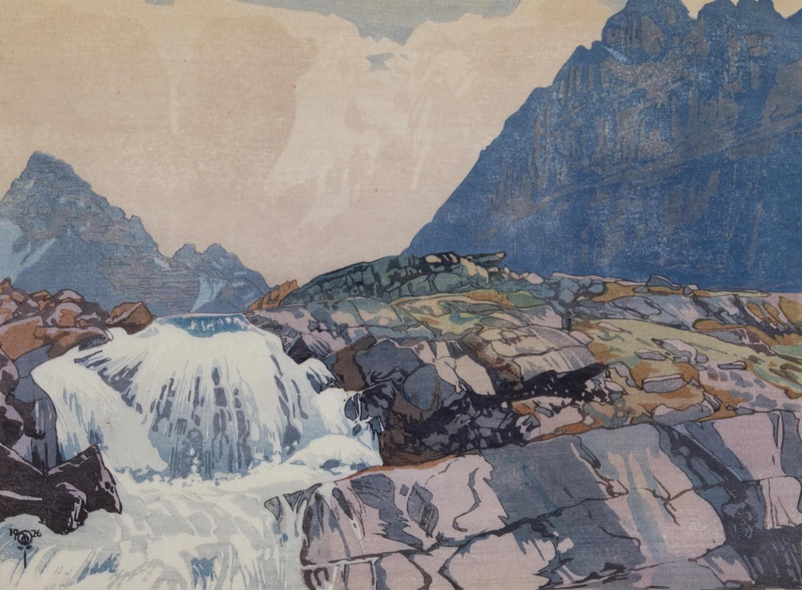 Walter Joseph (W.J.) Phillips (1884-1963) - Mountain Torrent; 1926