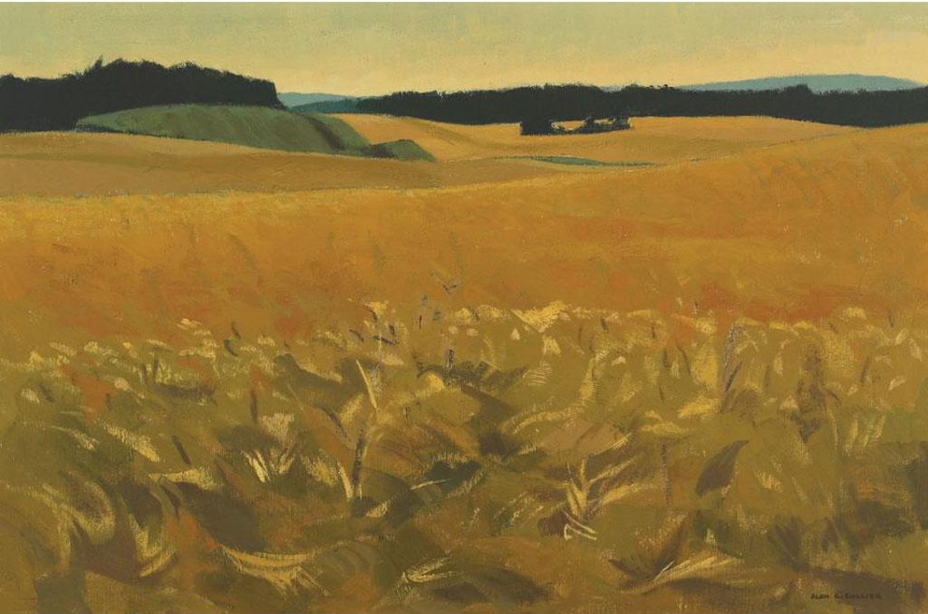 Alan Caswell Collier (1911-1990) - Restless Gold, At Blackfalds, Alta