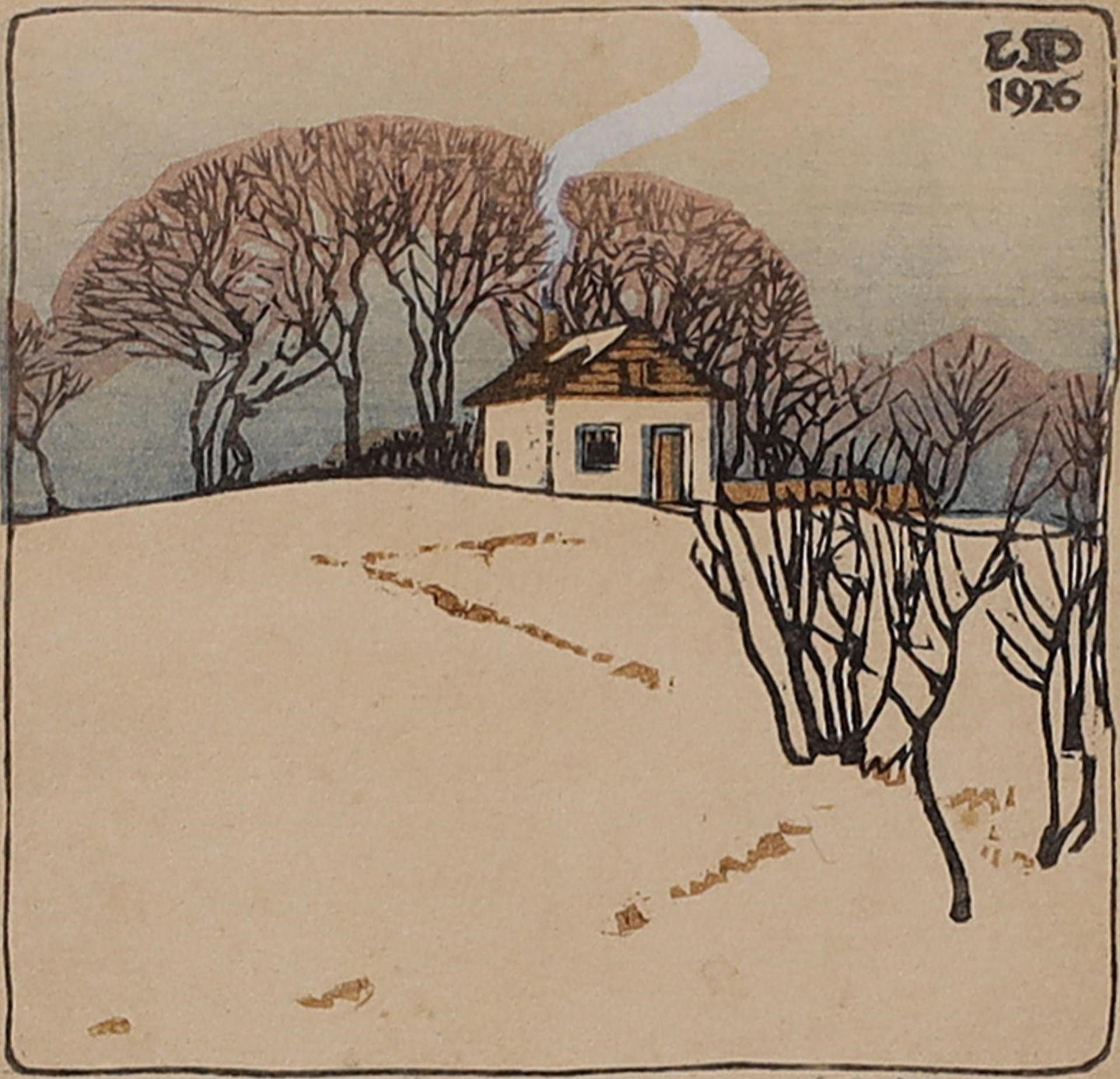 Walter Joseph (W.J.) Phillips (1884-1963) - Little Log House; 1926