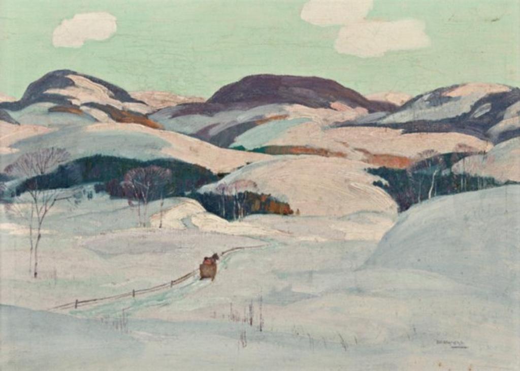 Graham Norble Norwell (1901-1967) - Horse Drawn Sleigh