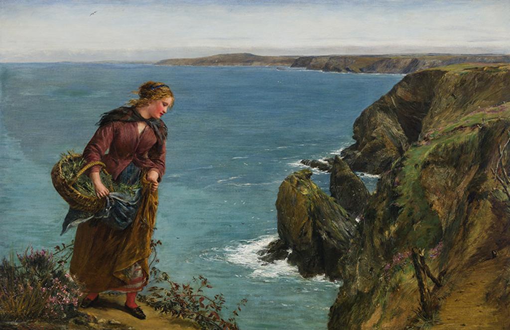James Clarke Hook (1819-1907) - The Samphire Gatherer