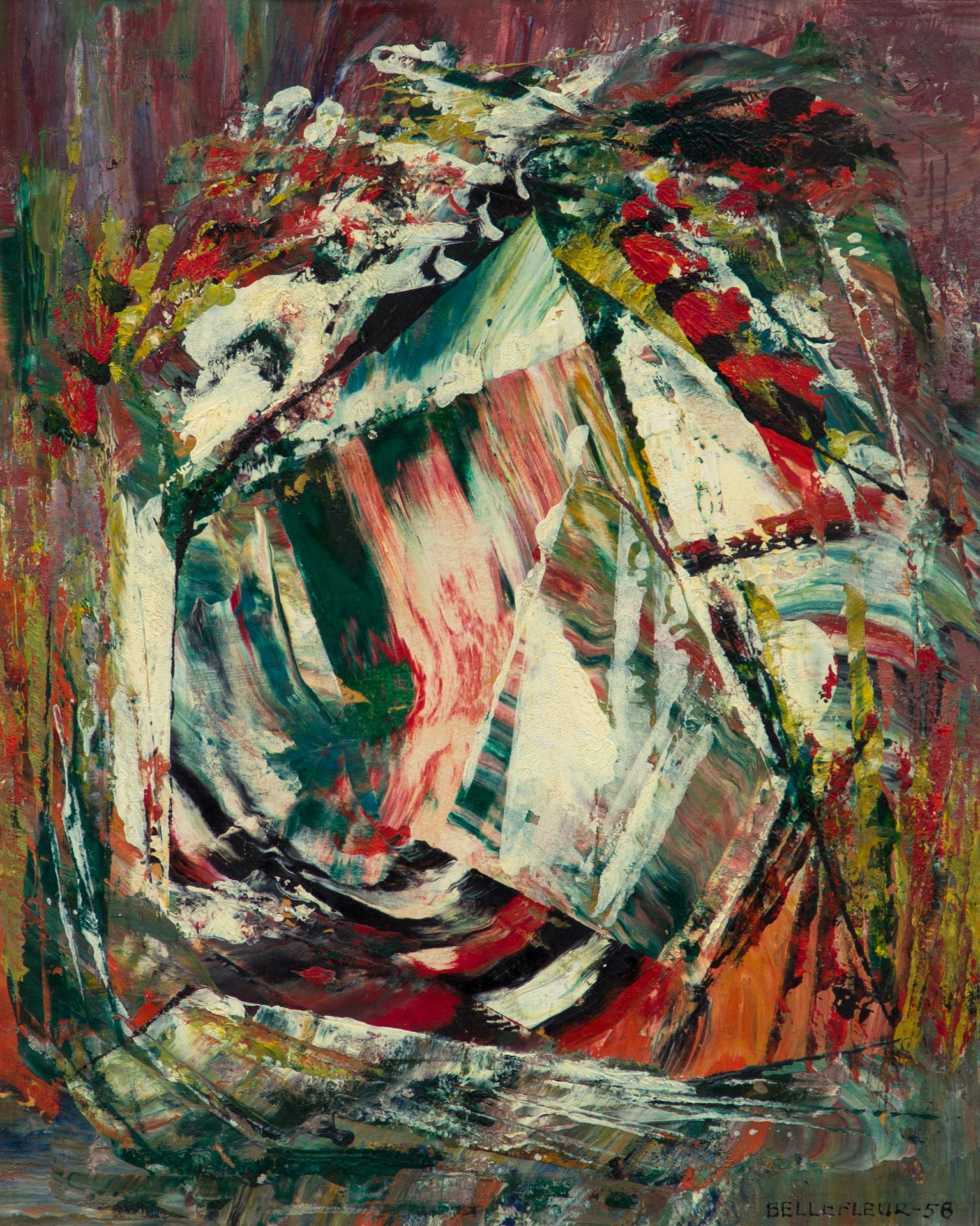 Léon Bellefleur (1910-2007) - Sans titre / Untitled, 1958