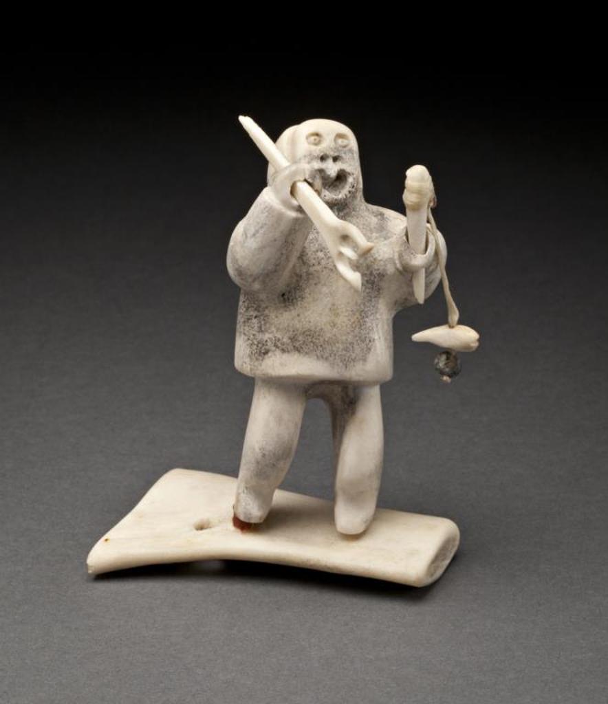 Judas Ullulaq (1937-1998) - Excited Fisherman, Early 1980s