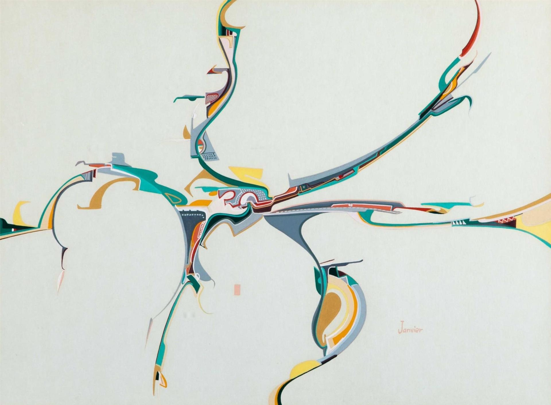 Alex Simeon Janvier (1935-2024) - Jig Contest (1980)