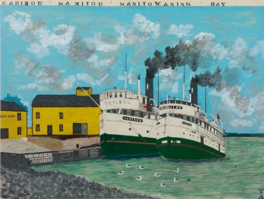 Angus Trudeau (1908-1984) - Caribou, Manitou, Manitowasing Bay